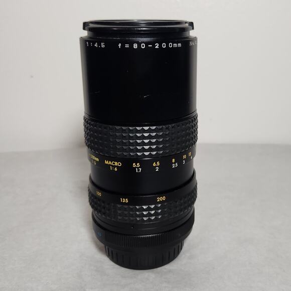 Pentax Kitstar Zoom Multicoated 1:4.5 F=80-200MM No. 8120616 55 Lens W/Caps - Picture 3 of 8